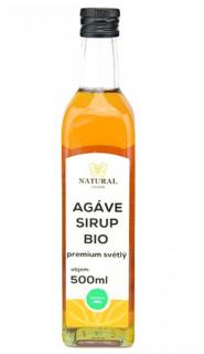 Natural Jihlava Agáve sirup premium světlý BIO 500 ml