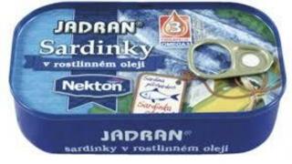 Nekton Sardinky v rostlinném oleji 125 g