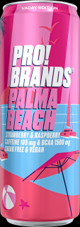 PROBRANDS BCAA Drink PALMA BEACH 330ml - jahoda/malina