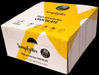 SimplyMix tyčinky čokoláda s malinou 12x50g