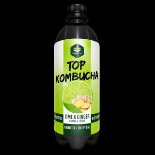 TOP Kombucha LimetkaZázvor 500 ml