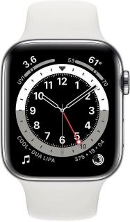 Apple Watch Series 6 / 44 mm / 32 GB / GPS + mobilný telefón / Biele / 2. AKOSŤ