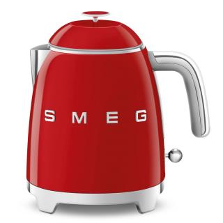 Čajník Smeg 50. rokov KLF05RDEU / 1400 W / 0,8 l / červená / POŠKODENÝ OBAL