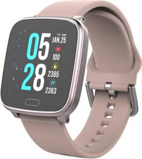 Carneo SlimFit+ Rose Gold Smart Watch / IP68 / Bluetooth 4.0 / 1,3  (3,3 cm) TFT displej / 240 x 240 px / ružová / ROZBALENÉ