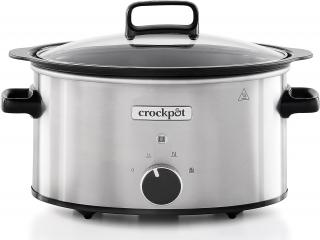 CrockPot CSC085X pomalý hrniec / 3,5 l / 3 nastavenia teploty / hliníkový hrniec / nerezová oceľ