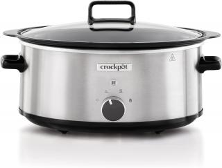 CrockPot CSC086X pomalý hrniec / 6,5 l / 3 nastavenia teploty / hliníkový hrniec / nerezová oceľ