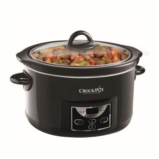 CrockPot SCCPRC507B pomalý hrniec / 220 W / displej / 4,7 l / 3 stupne výkonu / čierna / ROZBALENÉ