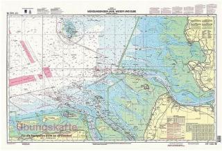 Cvičná námorná mapa D49 / 1:100000 / 117 cm x 78,6 cm / ZÁNOVNÉ