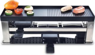 Elektrický stolný raclette gril Solis 977.45 / 4v1 / 650 W / čierna / nerezová oceľ / ROZBALENÉ