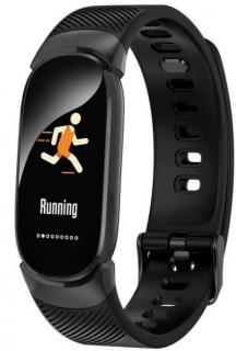 Fitness náramok Carneo CoolfiT+ / 0,96  (2,4 cm) / Bluetooth 4.0 / Touch / Black / ROZBALENÉ