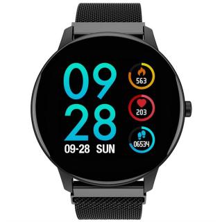 Fitness náramok Carneo SlickFit Oxygen+ (8588006962895) / 240 × 240 px / krokomer / Bluetooth 4.0 / 1,3  (3,3 cm) LED displej / čierna / ROZBALENÉ