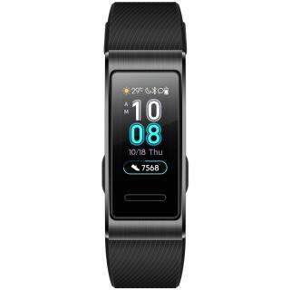 Fitness náramok Huawei Band 3 Pro (55023008) / 100 mAh / 120 × 240 px / 0,95  (2,4 cm) AMOLED displej / čierna / ROZBALENÉ