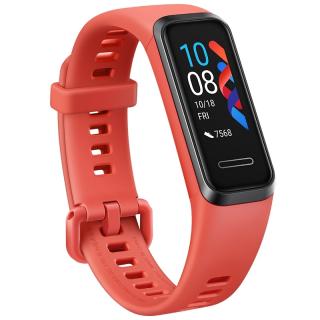 Fitness náramok Huawei Band 4 / 91 mAh / Bluetooth 4.2 / 0,96  (2,4 cm) TFT displej / červená / ROZBALENÉ