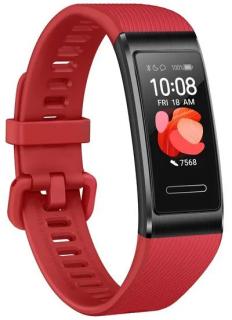 Fitness náramok Huawei Band 4 Pro (55024890) / 0,95  (2,4 cm) / Bluetooth 4.2 / 5 ATM / Red