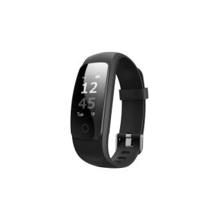 Fitness náramok Umax U-Band 107 Plus HR / 0,96  (2,4 cm) OLED displej / 65 mAh / Bluetooth 4.0 / čierna / ZÁNOVNÉ