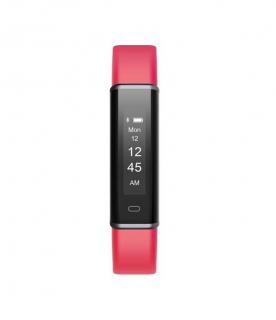 Fitness náramok Umax U-Band 120HR / 0,87  (2,2 cm) / Bluetooth 4.0 / dotykový displej / červená / ZÁNOVNÉ