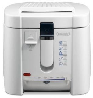 Fritéza DeLonghi F13205 / 1200 W / 0,7 kg / 1,2 l / 160-190 °C / biela / ROZBALENÉ