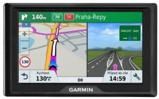 GPS navigačný systém Garmin Drive 52S Europe45 (010-02036-10) / 480 x 272 px / 5  (12,7 cm) dotykový displej / mapy 45 krajín / čierna / ZÁNOVNÉ