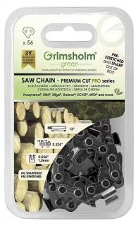 Grimsholm Green Premium cut profi reťaz / 56 článkov / rozstup 0,8 cm / 13  (33 cm) / oceľ / ROZBALENÉ