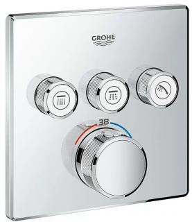 Grohe Grohtherm Smart Control termostatická podomietková sprchová batéria / 3 uzatváracie ventily / lesklý chróm