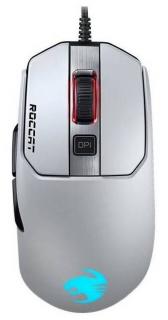 Herná myš Roccat Kain 122 AIMO RGB (ROC-11-612-WE) / pravá ruka / 6 tlačidiel / USB 2.0 / 16000 DPI / biela / ZÁNOVNÉ