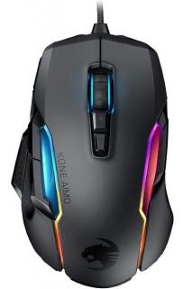 Herná myš Roccat Kone Aimo (ROC-11-820-BK) / RGB / zrýchlenie 50 G / 16000 DPI / interná pamäť 512 kB / čierna / ZÁNOVNÉ