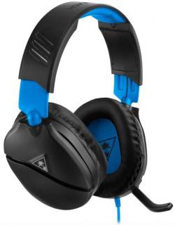 Herný headset Turtle Beach Recon 70P pre PS4 Pro / PS4 / čierny/modrý / ZÁNOVNÉ