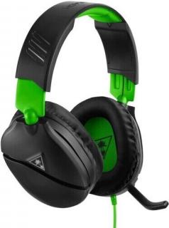 Herný headset Turtle Beach Recon 70X Black pre Xbox One / 3,5 mm jack / 20 - 20000 Hz / 40 mm meniče / čierna/zelená / ZÁNOVNÉ