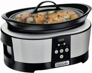 Hrnec pomalý CrockPot SCCPBPP605 / 5,7 l / 250 W / stříbrná / černá / ZÁNOVNÍ