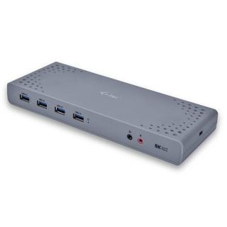 i-tec USB 3.0 / USB-C Dual Display / 3,5 mm jack / HDMI / sivá / ZÁNOVNÉ