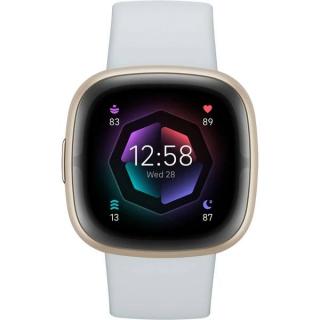 Inteligentné hodinky Fitbit Sense 2 FB521GLBM / GPS / Blue Mist/Soft Gold Aluminum / ZÁNOVNÉ