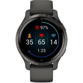 Inteligentné hodinky Garmin Venu 2S 010-02429-10 / 40 mm / GPS / bridlicový/sivý remienok / ZÁNOVNÉ