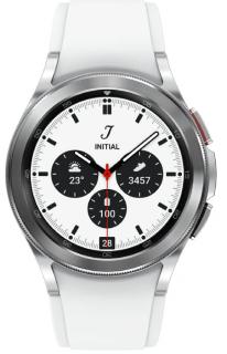 Inteligentné hodinky Samsung Galaxy Watch4 Classic / 1,2  / 42 mm / GPS / NFC / Wi-Fi / 1,5 GB / 16 GB / strieborná / ZÁNOVNÉ