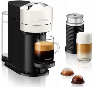 Kávovar na kapsule Delonghi Nespresso Vertuo ENV120.WAE / s napeňovačom / 1500 W / 1,1 l / čierna/biela / ZÁNOVNÉ