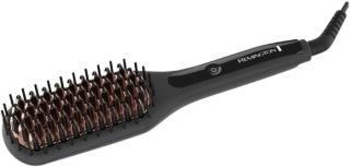 Keramická žehliaca kefa na vlasy Remington Straight Brush CB7400 E51 / black / ZÁNOVNÉ