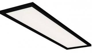 LED panel Briloner / 36 W / 119,5 x 29,5 x 8 cm / teplá biela / čierna