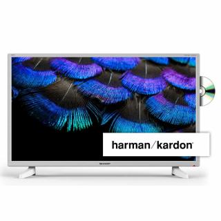 LED TV Sharp LC-32DI3221KW / 32  / Full HD / DVD prehrávač / Freeview HD tuner / biela / ROZBALENÉ