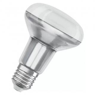 LED žiarovka Osram Star GU10 / E27 / uhol vyžarovania 36° / teplá biela / &lt; 0,5 s / Ø 8 cm / 10 kWh/1000 h / 9,1 W / 670 lm / biela/strieborná