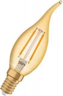 LED žiarovka Vintage 2206507 Osram / E14 / Ø 3,5 cm / tvar sviečky / 220 lm / 3 kWh/1000h / teplá biela / číra