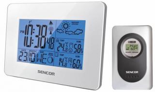 Meteorologická stanica Sencor SWS 51 W / 30 m / -20 až 60 °C / biela / ZÁNOVNÉ