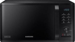 Mikrovlnná rúra Samsung MG23B3515AK/EN / priemer otočného taniera 28,8 cm / 23 l / 1250 W / 6 úrovní výkonu / čierna / POŠKODENÝ OBAL