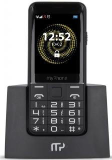 mobilný telefón myPhone Halo Q Senior (TELMYSHALOQBK) / 320 × 240 px / 1400 mAh / RFT displej / 2,8  (7,1 cm) / čierna / ZÁNOVNÉ