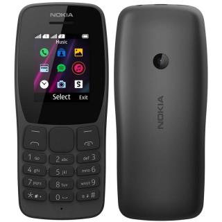 Mobilný telefón Nokia 110 Dual SIM 16NKLB01A02 / 1,77  (4,5 cm) / 120 × 160 px / Bluetooth / čierny / ZÁNOVNÉ