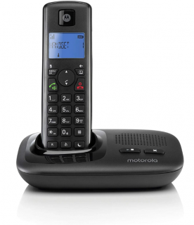 Motorola T411+ bezdrôtový telefón / handsfree / DECT / čierny / ZÁNOVNÉ