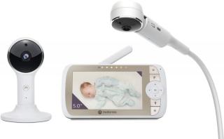 Motorola VM65X Connect baby monitor / 5  (12,7 cm) / dosah 300 m / biela / ROZBALENÉ