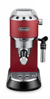 Pákový kávovar DeLonghi EC 685.R DEDICA / 1450 W / 15 bar / 1,2 l / červená / POŠKODENÝ OBAL