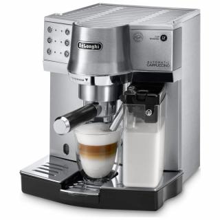 Pákový kávovar DeLonghi EC 860.M / 1 l / 15 bar / strieborný / ZÁNOVNÉ