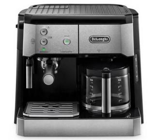 Pákový kávovar s odkvapkávacou miskou DeLonghi BCO421.S / 1750 W / 1,2 l / 15 barov / čierna/strieborná / ZÁNOVNÉ