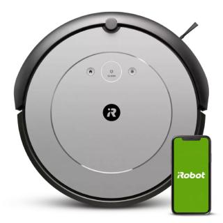 Robotický vysávač iRobot Roomba i1156 / doba prevádzky na jedno nabitie až 75 min. / strieborná / ROZBALENÉ