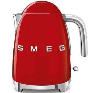 Rýchlovarná kanvica Smeg 50. rokov KLF03RDEU / 2400 W / 1,7 l / červená / POŠKODENÝ OBAL